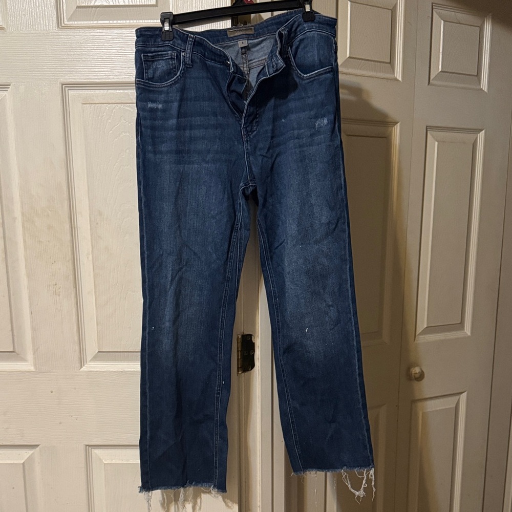 Kut from the Kloth Women's Blue Straight Jeans